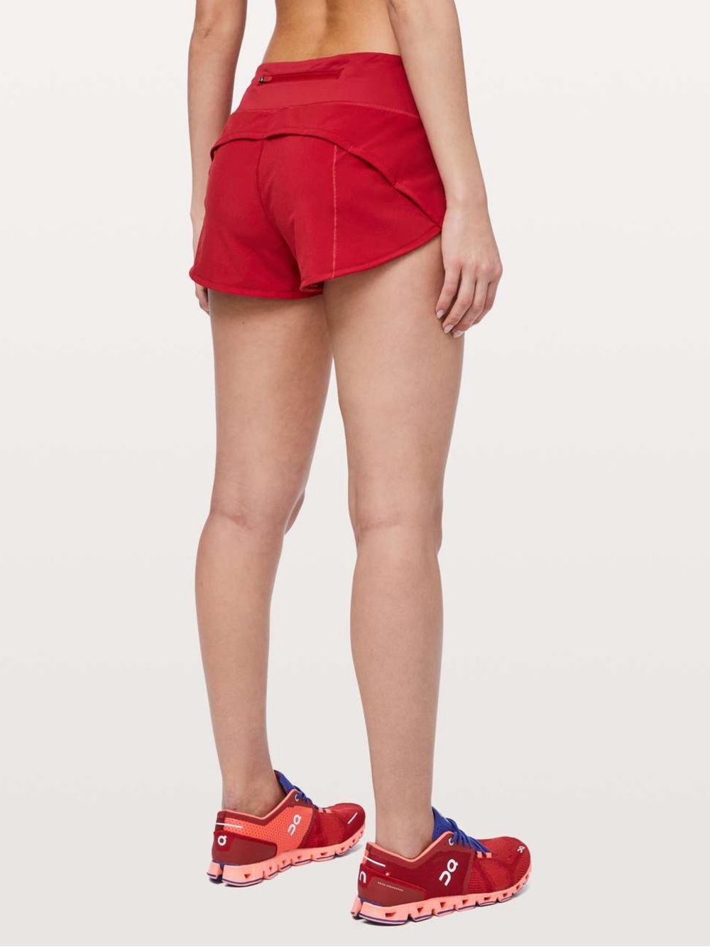Lululemon Speed Up Short 2.5" Dark Red Size 4